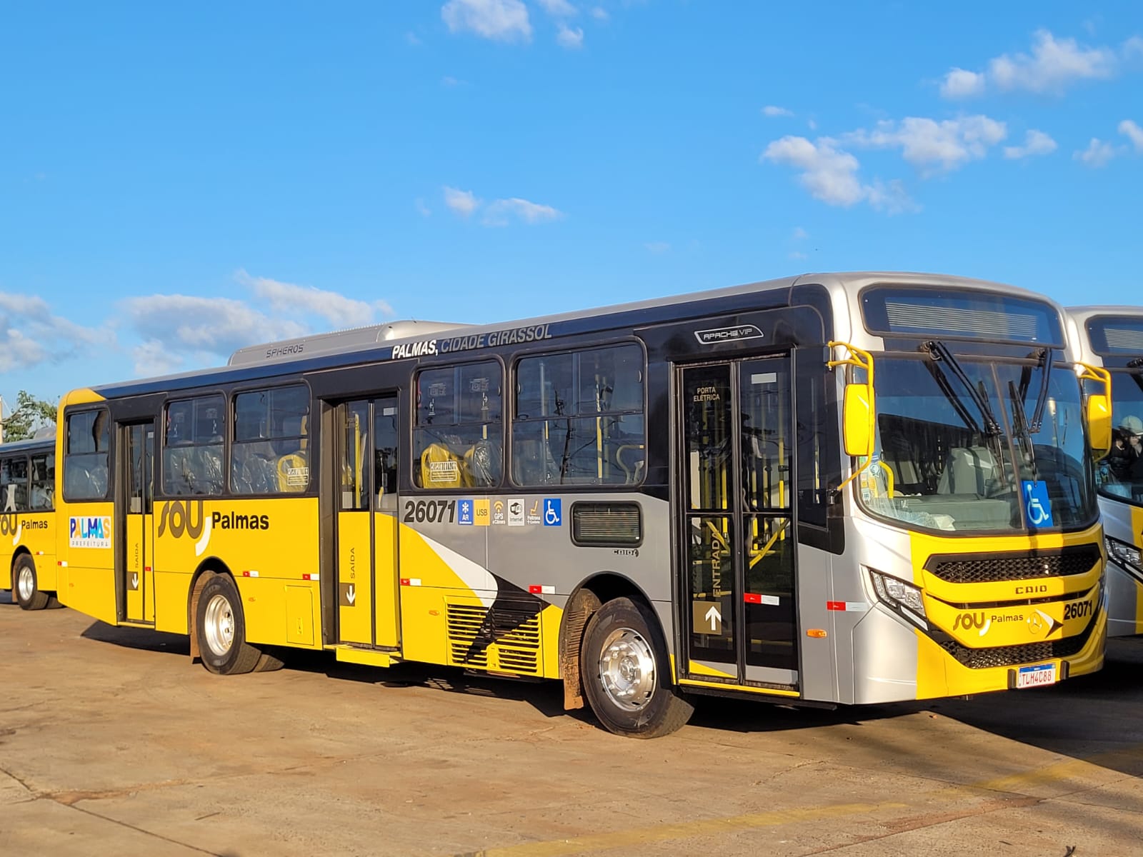Nova frota de ônibus começa a operar nesta quarta-feira em Palmas/TO; emissão de cartões segue disponível