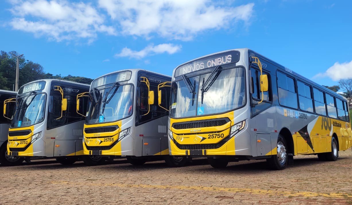 Atibaia/SP recebe 20 ônibus novos e inicia reestruturação do transporte público