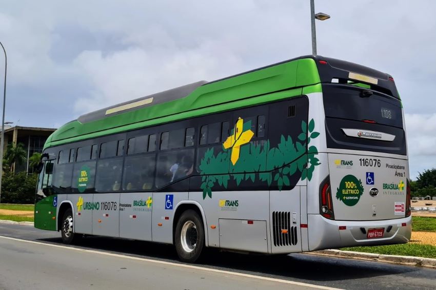 DF terá 90 novos ônibus elétricos até o fim do ano; frota deve crescer também entre táxis e apps