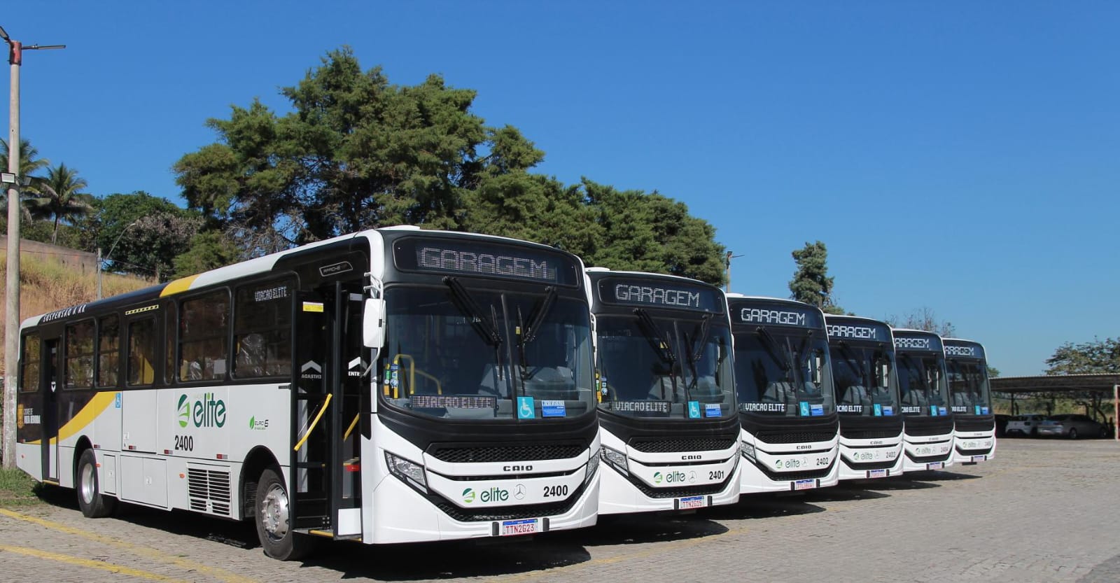 Volta Redonda/RJ recebe 10 novos ônibus para o transporte público municipal