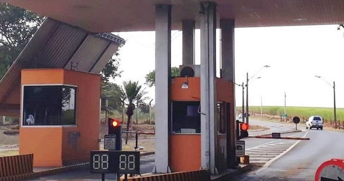 Pedágio de Bueno de Andrada (Araraquara/SP) aceita apenas pagamento em dinheiro ou Pix
