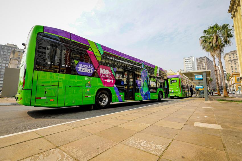 Porto Alegre/RS registra 1,2 milhão de passageiros em um ano de operação das linhas 100% elétricas