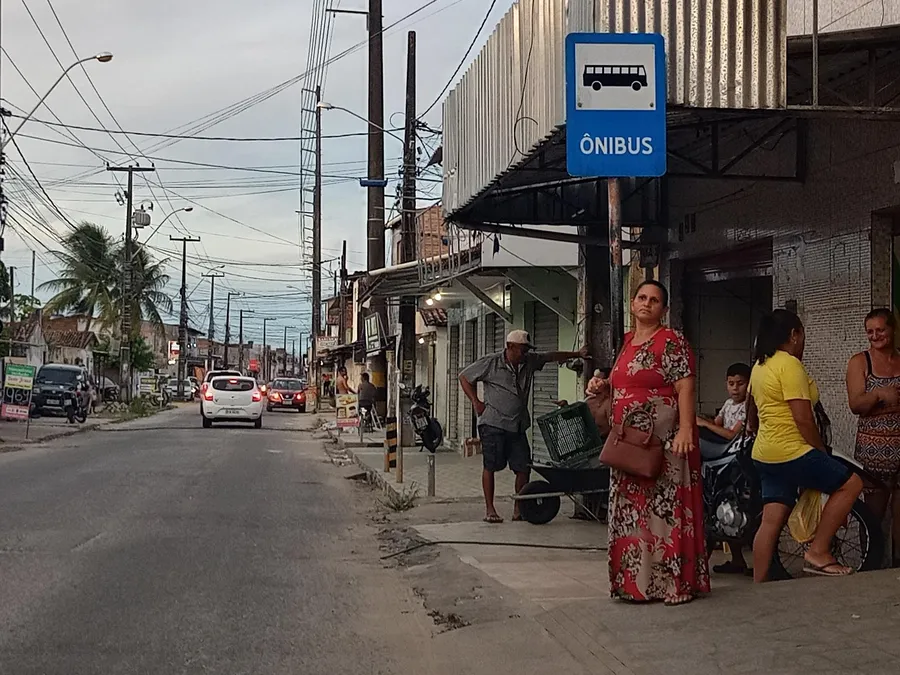 João Pessoa/PB: apenas 42% das paradas de ônibus têm abrigo adequado