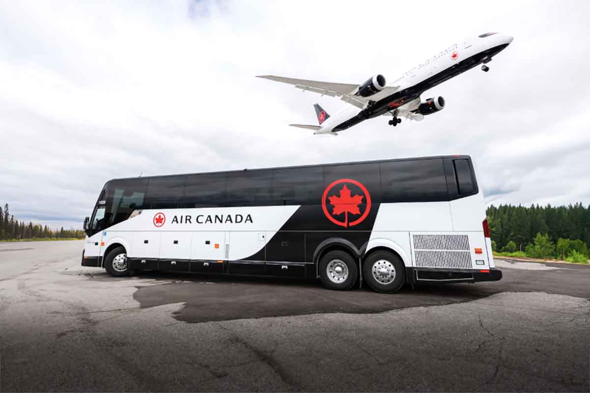 Air Canada lança serviço de ônibus premium entre Kingston e Toronto-Pearson