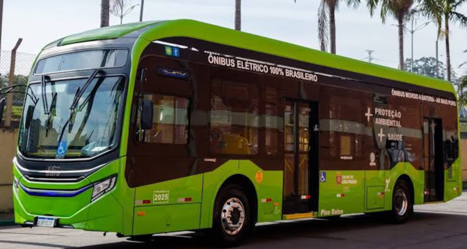 SPTrans homologa novo ônibus elétrico da Eletra com autonomia de 255 km e capacidade para 82 passageiros