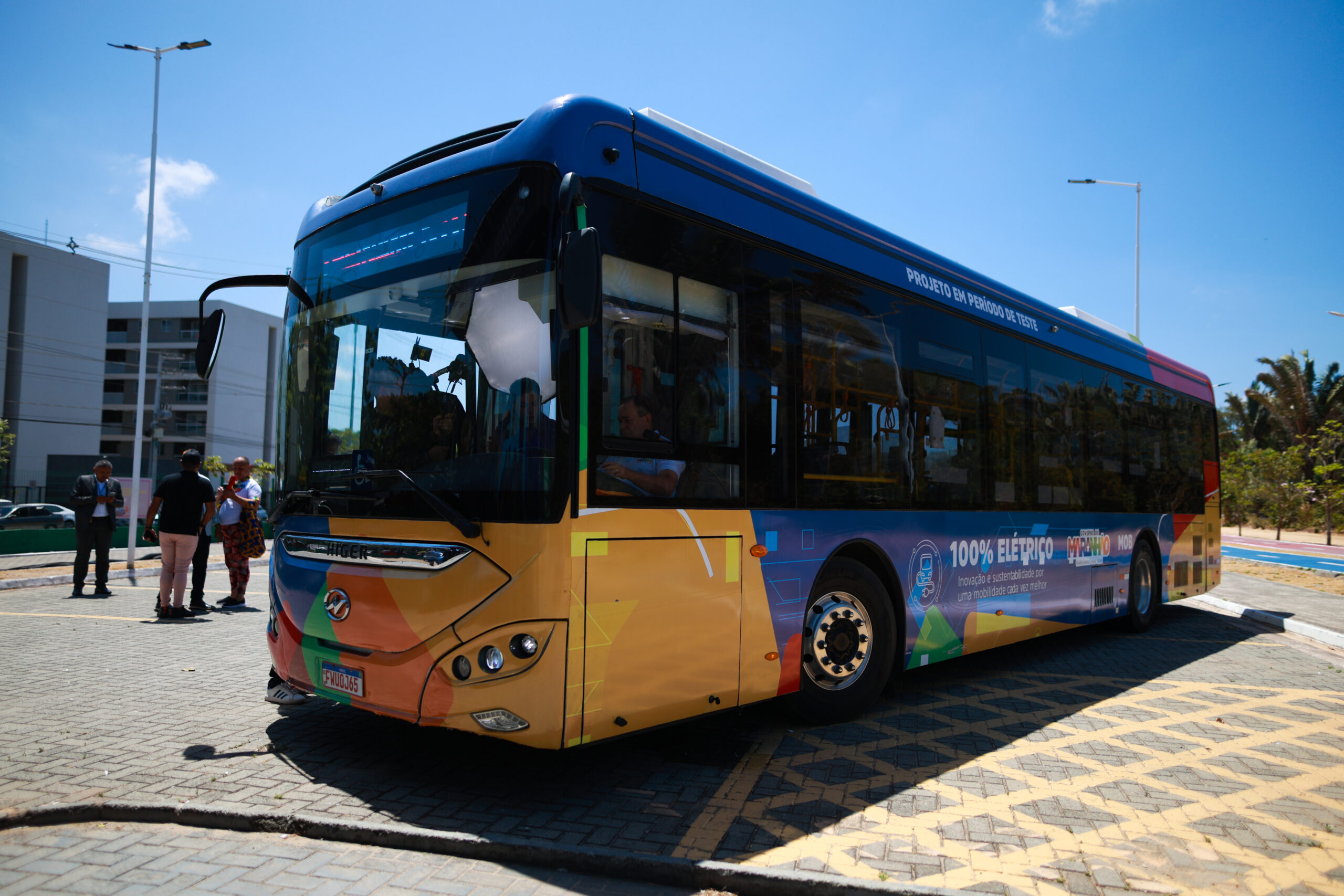 Maranhão inicia testes com ônibus elétrico para transporte semiurbano da Grande Ilha de São Luís